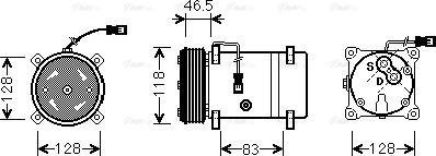 Ava Quality Cooling CNAK158 - Kompresors, Gaisa kond. sistēma xparts.lv