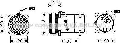 Ava Quality Cooling CN K158 - Kompresors, Gaisa kond. sistēma xparts.lv