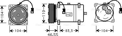 Ava Quality Cooling CNAK161 - Kompresors, Gaisa kond. sistēma xparts.lv