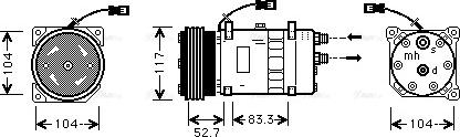 Ava Quality Cooling CNAK222 - Kompresors, Gaisa kond. sistēma xparts.lv