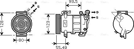 Ava Quality Cooling CN K251 - Kompresors, Gaisa kond. sistēma xparts.lv