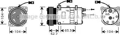 Ava Quality Cooling CN K222 - Kompresors, Gaisa kond. sistēma xparts.lv