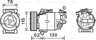 Ava Quality Cooling DNAK386 - Kompresors, Gaisa kond. sistēma xparts.lv