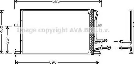 Ava Quality Cooling FDA5227 - Kondensators, Gaisa kond. sistēma xparts.lv