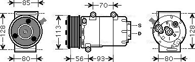 Ava Quality Cooling FDAK416 - Kompresorius, oro kondicionierius xparts.lv
