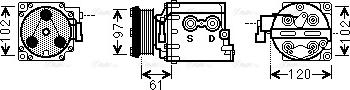 Ava Quality Cooling FDAK436 - Kompresors, Gaisa kond. sistēma xparts.lv
