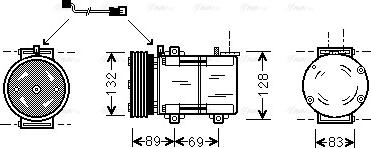 Ava Quality Cooling FDAK290 - Kompresors, Gaisa kond. sistēma xparts.lv