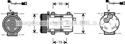 Ava Quality Cooling FD K280 - Kompresors, Gaisa kond. sistēma xparts.lv