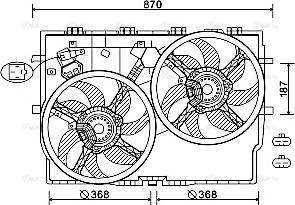 Ava Quality Cooling FT7587 - Ventilators, Motora dzesēšanas sistēma xparts.lv
