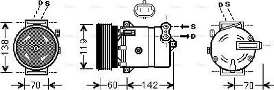 Ava Quality Cooling FTAK383 - Kompresors, Gaisa kond. sistēma xparts.lv