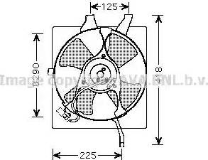 Ava Quality Cooling HD 7531 - Вентилятор, охлаждение двигателя xparts.lv