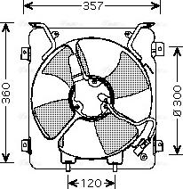 Ava Quality Cooling HD 7523 - Fan, radiator xparts.lv