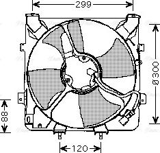Ava Quality Cooling HD 7522 - Fan, radiator xparts.lv