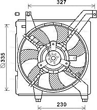 Ava Quality Cooling HY7568 - Ventilators, Motora dzesēšanas sistēma xparts.lv