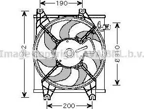Ava Quality Cooling HY 7524 - Ventilators, Motora dzesēšanas sistēma xparts.lv