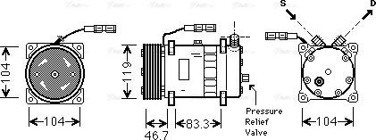 Ava Quality Cooling MNAK048 - Kompresors, Gaisa kond. sistēma xparts.lv