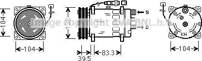 Ava Quality Cooling MNK047 - Kompresors, Gaisa kond. sistēma xparts.lv