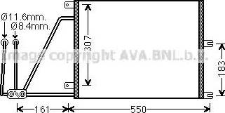 Ava Quality Cooling OL 5265 - Конденсатор кондиционера xparts.lv