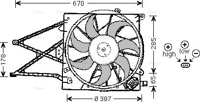 Ava Quality Cooling OL 7509 - Ventilators, Motora dzesēšanas sistēma xparts.lv