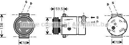Ava Quality Cooling OL K273 - Kompresors, Gaisa kond. sistēma xparts.lv
