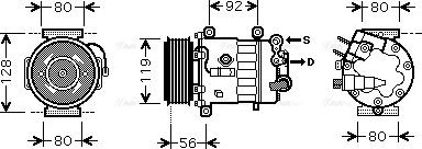 Ava Quality Cooling PE K320 - Kompresors, Gaisa kond. sistēma xparts.lv