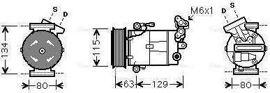 Ava Quality Cooling RTAK384 - Kompresors, Gaisa kond. sistēma xparts.lv