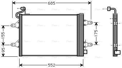 Ava Quality Cooling SAA5007D - Kondensatorius, oro kondicionierius xparts.lv