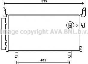 Ava Quality Cooling SU5104 - Конденсатор кондиционера xparts.lv