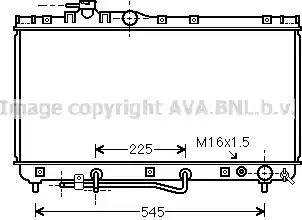 Ava Quality Cooling TO 2184 - Radiators, Motora dzesēšanas sistēma xparts.lv