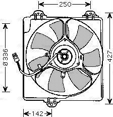 Ava Quality Cooling TO 7547 - Ventilators, Motora dzesēšanas sistēma xparts.lv