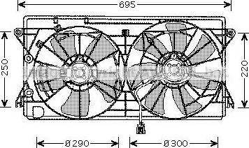 Ava Quality Cooling TO 7550 - Ventilators, Motora dzesēšanas sistēma xparts.lv