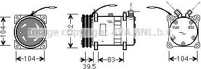 Ava Quality Cooling UVK035 - Kompresors, Gaisa kond. sistēma xparts.lv