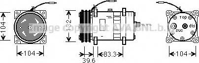 Ava Quality Cooling UVK038 - Kompresors, Gaisa kond. sistēma xparts.lv