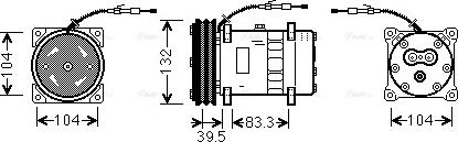 Ava Quality Cooling UVK110 - Kompresors, Gaisa kond. sistēma xparts.lv