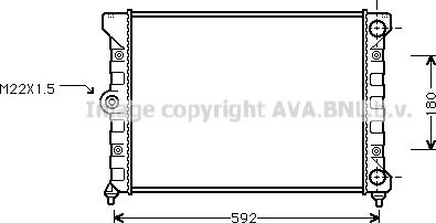 Ava Quality Cooling VN2099 - Radiators, Motora dzesēšanas sistēma xparts.lv