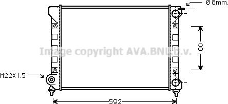 Ava Quality Cooling VNA2045 - Radiators, Motora dzesēšanas sistēma xparts.lv