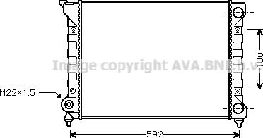 Ava Quality Cooling VN2071 - Radiators, Motora dzesēšanas sistēma xparts.lv