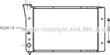 Ava Quality Cooling VN2123 - Radiators, Motora dzesēšanas sistēma xparts.lv