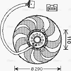 Ava Quality Cooling VN7522 - Ventilators, Motora dzesēšanas sistēma xparts.lv