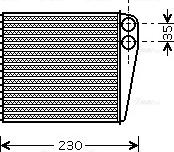 Ava Quality Cooling VNA6229 - Теплообменник, отопление салона xparts.lv