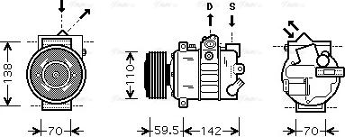 Ava Quality Cooling VNAK220 - Kompresors, Gaisa kond. sistēma xparts.lv