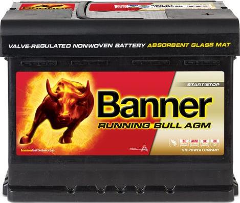 BannerPool 016560010101 - Стартерная аккумуляторная батарея, АКБ xparts.lv