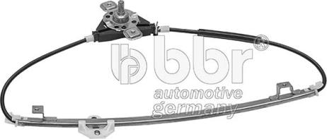 BBR Automotive 002-80-01928 - Stikla pacelšanas mehānisms xparts.lv