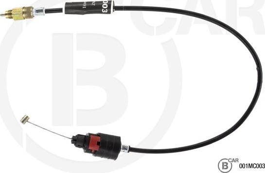 B CAR 001MC003 - Trosas, neautomatinė transmisija xparts.lv