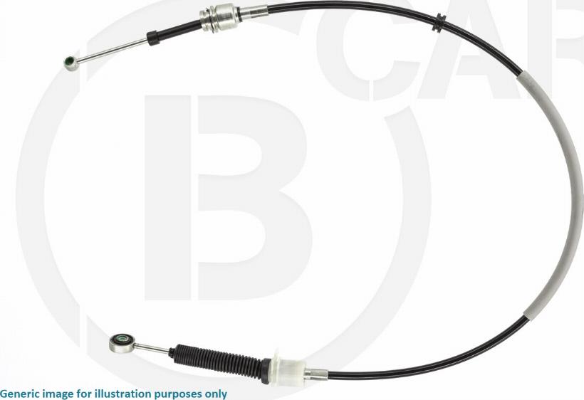 B CAR 001RN451 - Cable, manual transmission xparts.lv