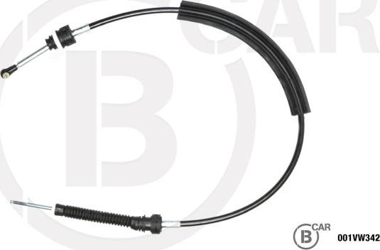 B CAR 001VW342 - Cable, manual transmission xparts.lv