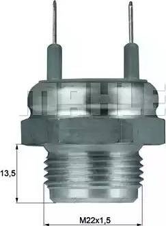 BEHR TSW 7D - Термовыключатель, вентилятор радиатора / кондиционера xparts.lv