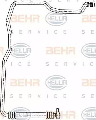 BEHR HELLA Service 9GS 351 191-391 - Zemspiediena cauruļvads, Gaisa kondicionēšanas sist. xparts.lv