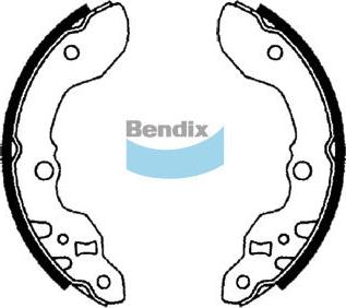 Bendix-AU BS1691 - Stabdžių trinkelių komplektas xparts.lv