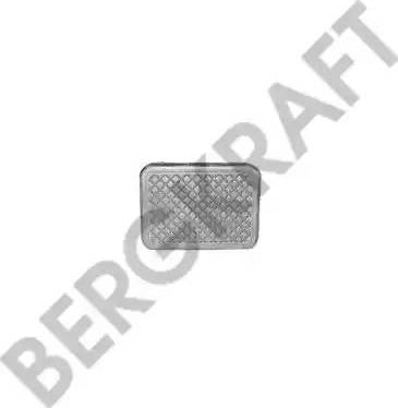 BergKraft BK2928221SP - Накладка на педаль, педаль сцепления xparts.lv